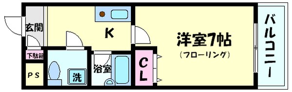 F・Hグリーンロイヤル高槻の物件間取画像